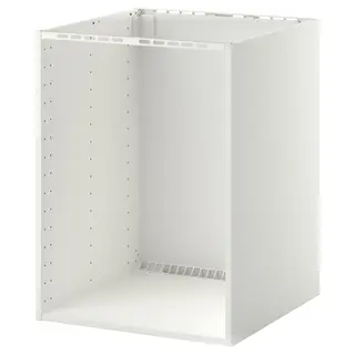 METOD base cb f built-in appliances/sink, white, 60x60x80 cm