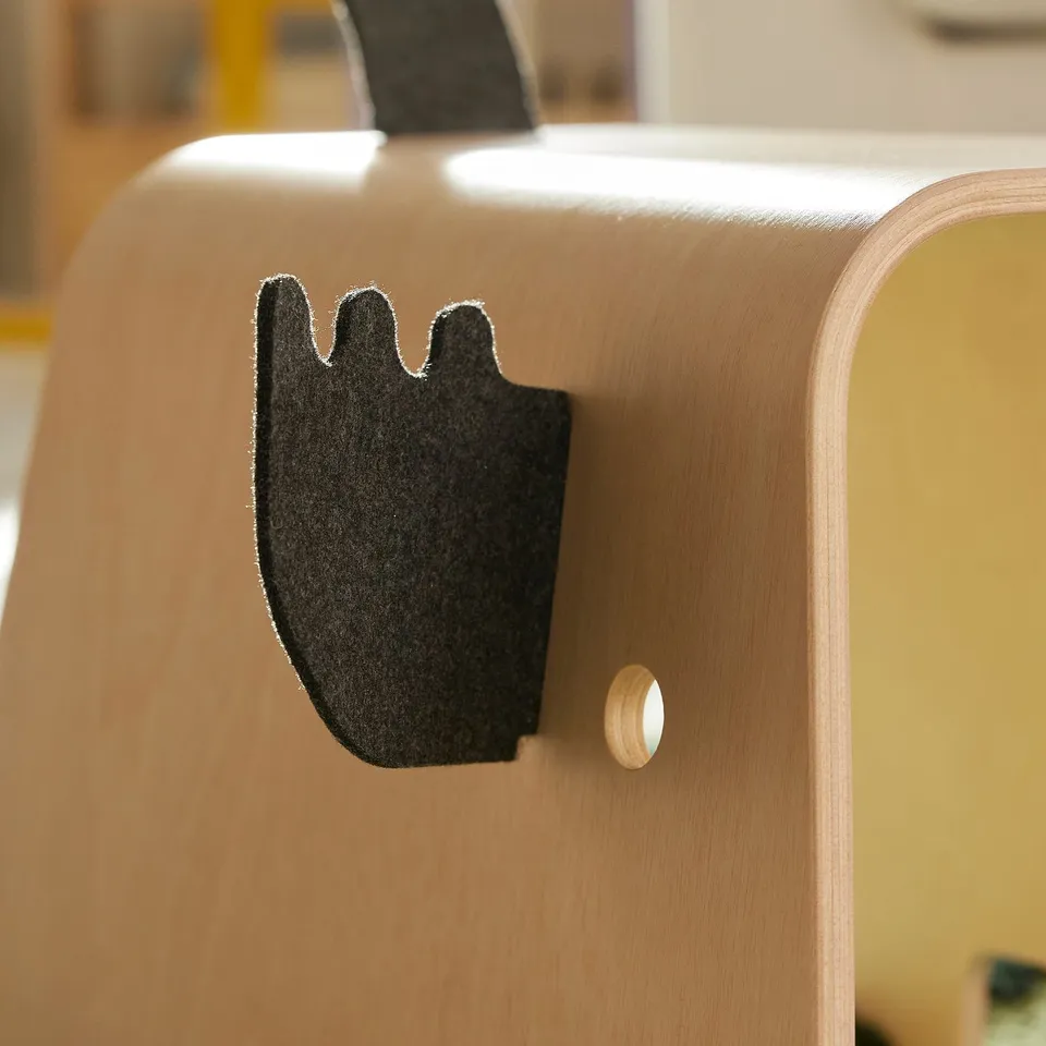GREJSIMOJS Children's stool, moose shaped