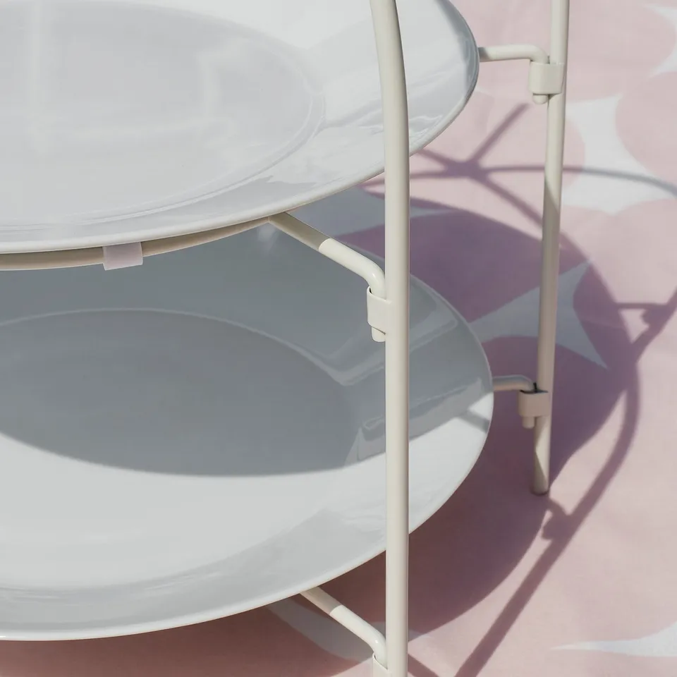 TOFSAND Plate stand, white