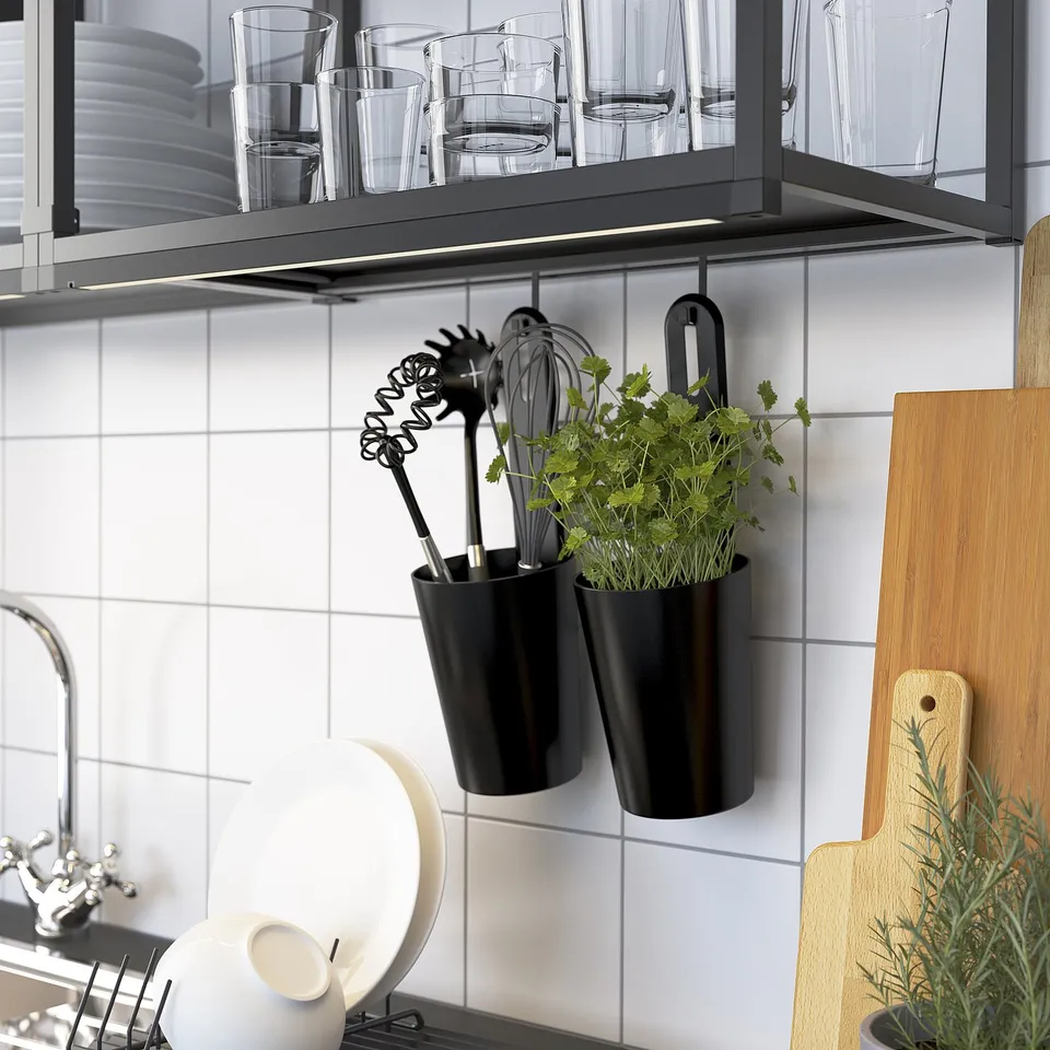 part: ENHET wall frame with shelves