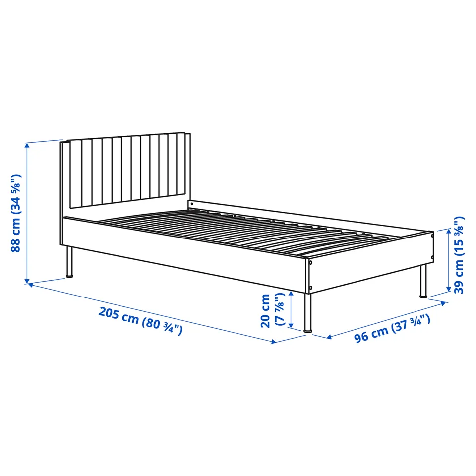 part: BRUKSVARA bed frame