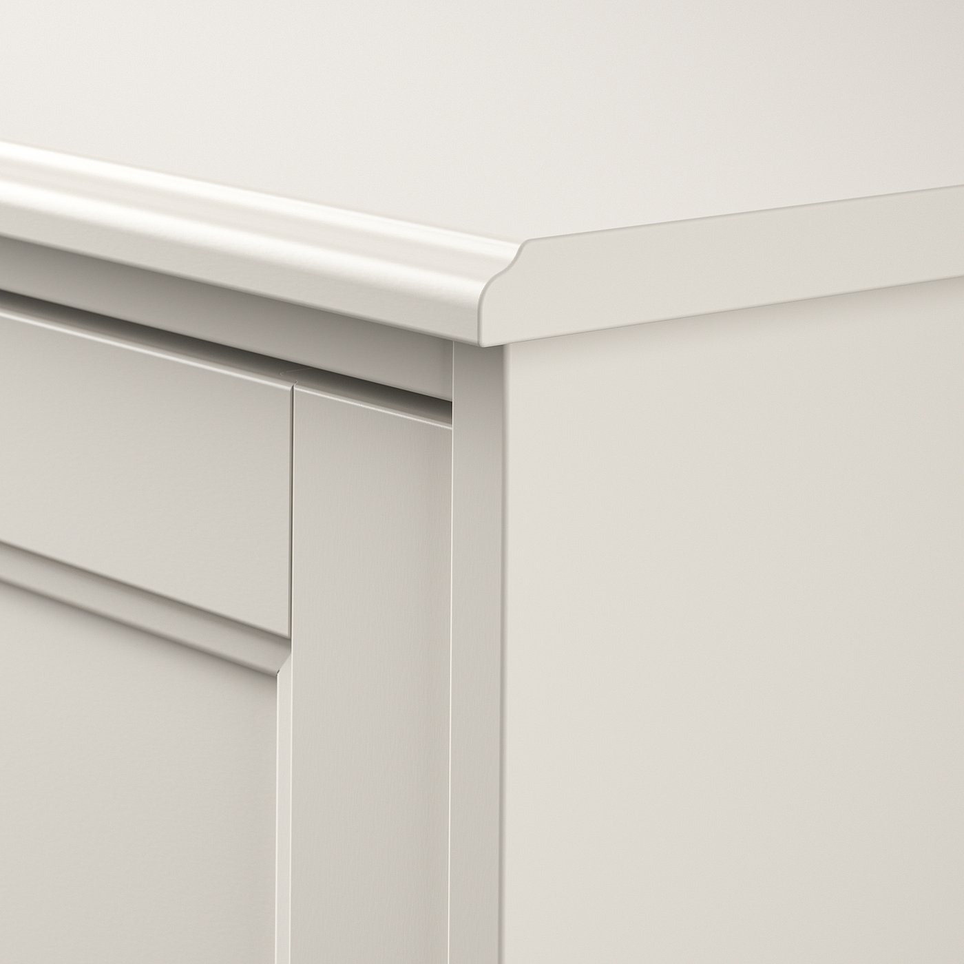 FÅGELFJÄLLET Chest of 4 drawers, off-white, 82x51x101 cm
