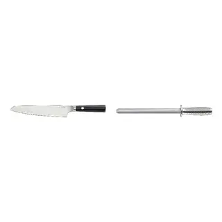 FJÄLLRÖDING/IKEA set: cook's knife + sharpening rod