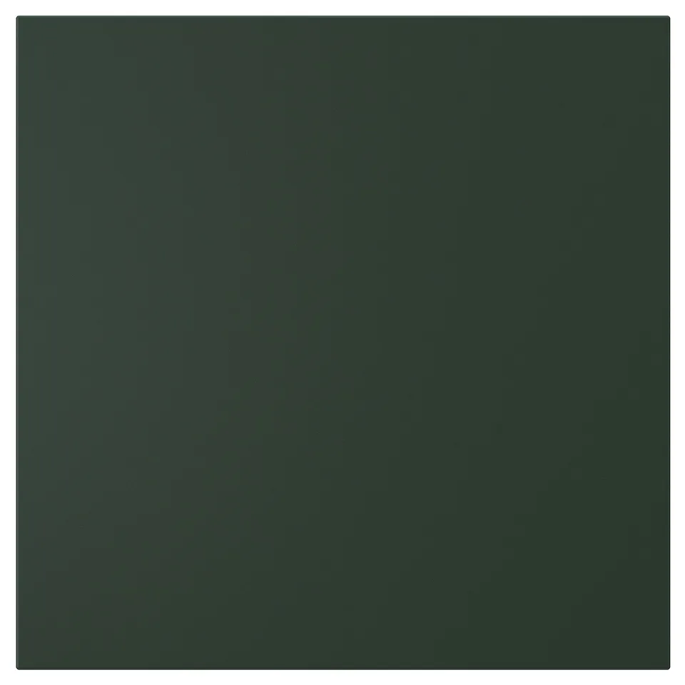 HAVSTORP cabinet, deep green, square, smooth surface.