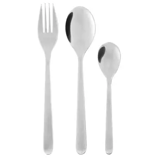 FÖRNUFT 18-piece cutlery set, stainless steel