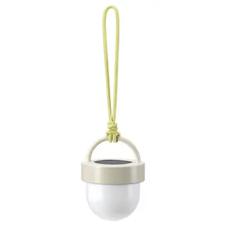 SOLVINDEN LED solar-powered pendant lamp, solar-powered outdoor/beige, 10 cm