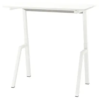 TROTTEN desk sit/stand, electric/white, 120x70 cm