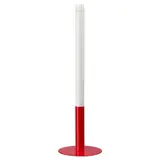 STRÅLA LED candle, battery-operated red, Height 35 cm