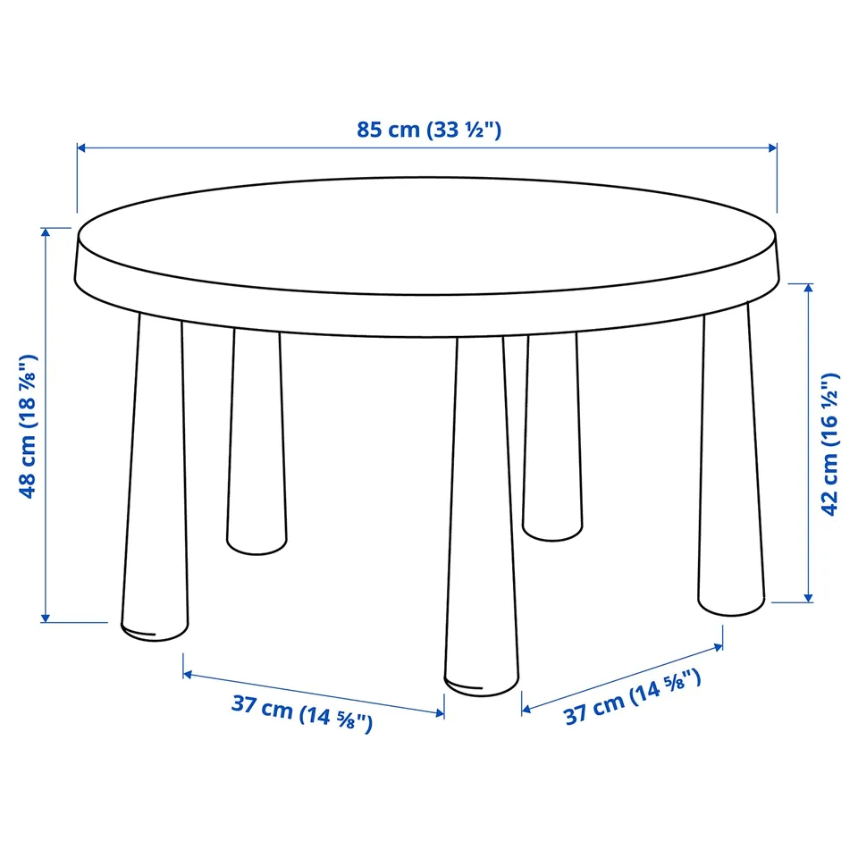 Illustration with measurements for the product: MAMMUT.