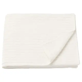 VÅGSJÖN bath towel, white, Length 140 x Width 70 cm