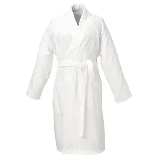 ROCKÅN bath robe, white, L/XL