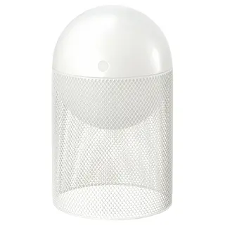 SOLVINDEN LED decoration lighting, battery-operated globe/mesh white, Height 20 cm