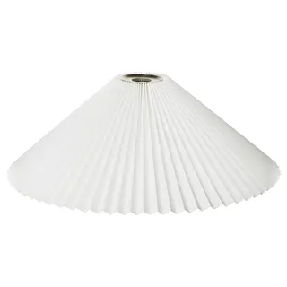 KUDDLAVA pendant lamp shade, pleated white, 59 cm