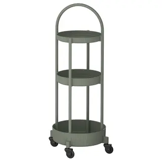 JUTTERSBO trolley, grey-green, 36x36 cm