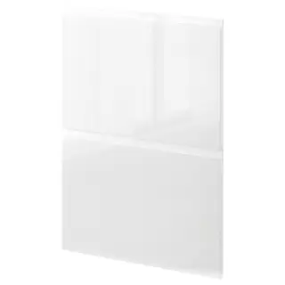 METOD 2 fronts for dishwasher, Voxtorp high-gloss/white, Width 60.0 x Height 80.0 cm