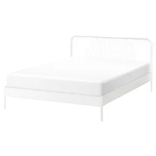 NESTTUN bed frame, white/Lönset, 150x200 cm