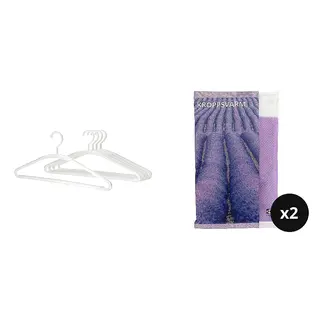 hanger ×5 + potpourri in a bag ×2