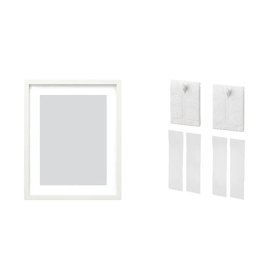 frame + adhesive hook ×2, photo 1