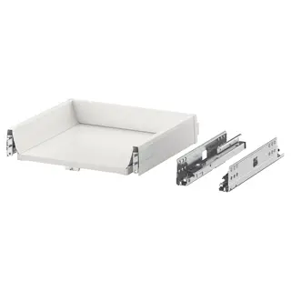 MAXIMERA drawer, low, white, 40x37 cm