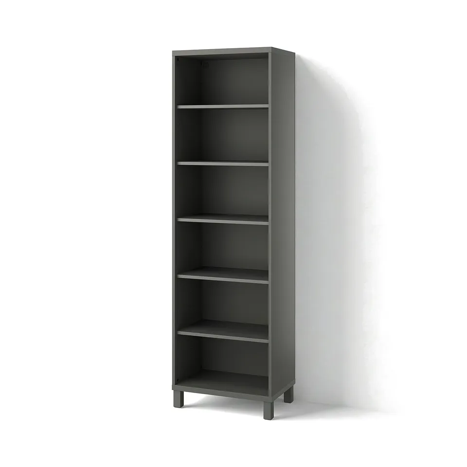 BESTÅ Cabinet unit, dark grey, 60x40x202 cm