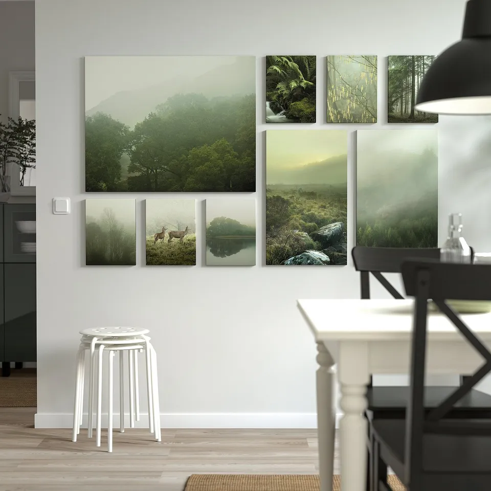part: PJÄTTERYD picture, set of 9