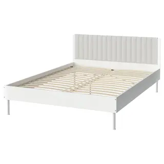 BRUKSVARA bed frame, white, 150x200 cm