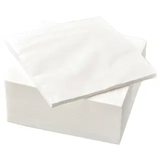 FANTASTISK paper napkin, white, 40x40 cm