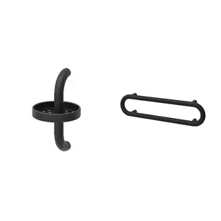 BÄSINGEN set: shower shelf + towel rail