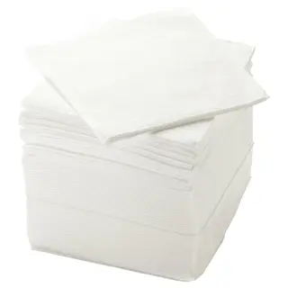 STORÄTARE paper napkin, white, 30x30 cm