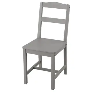 HAUGA chair, grey, Depth 49 x Height 87 x Width 40 cm