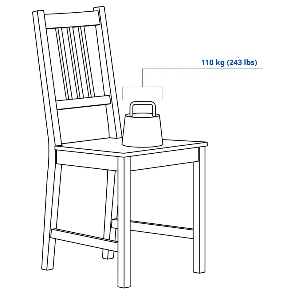 PINNTORP Chair, light brown stained/pine