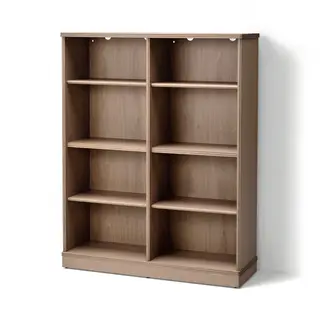 LANESUND bookcase, grey-brown, 121x37x152 cm