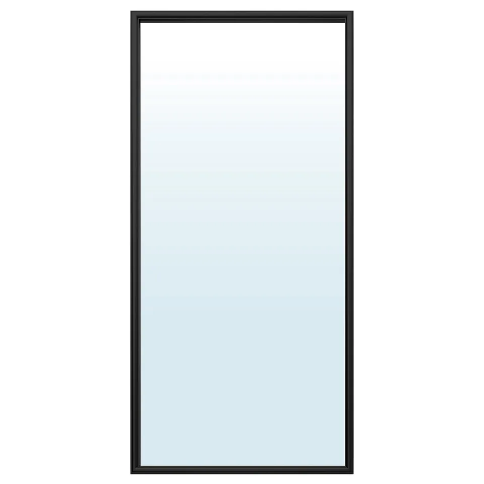 NYPONBUSKE mirror, black frame, rectangular shape.