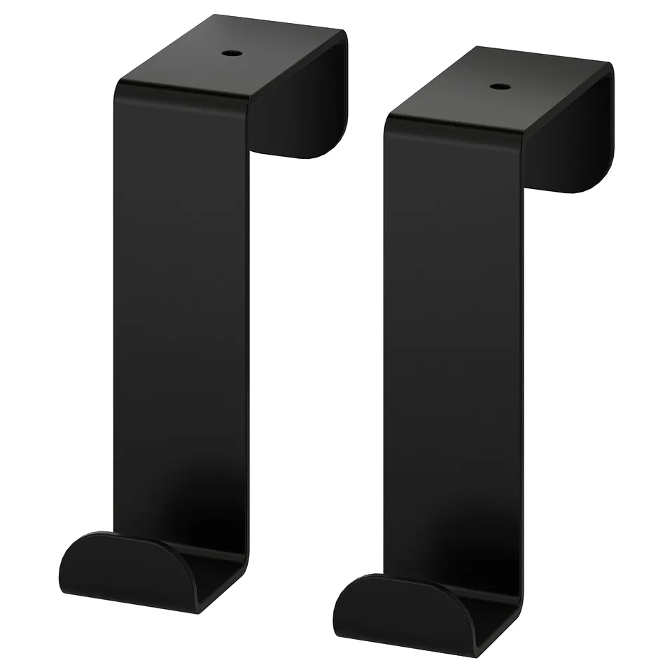 Black SKOGSVIKEN towel hooks, modern design