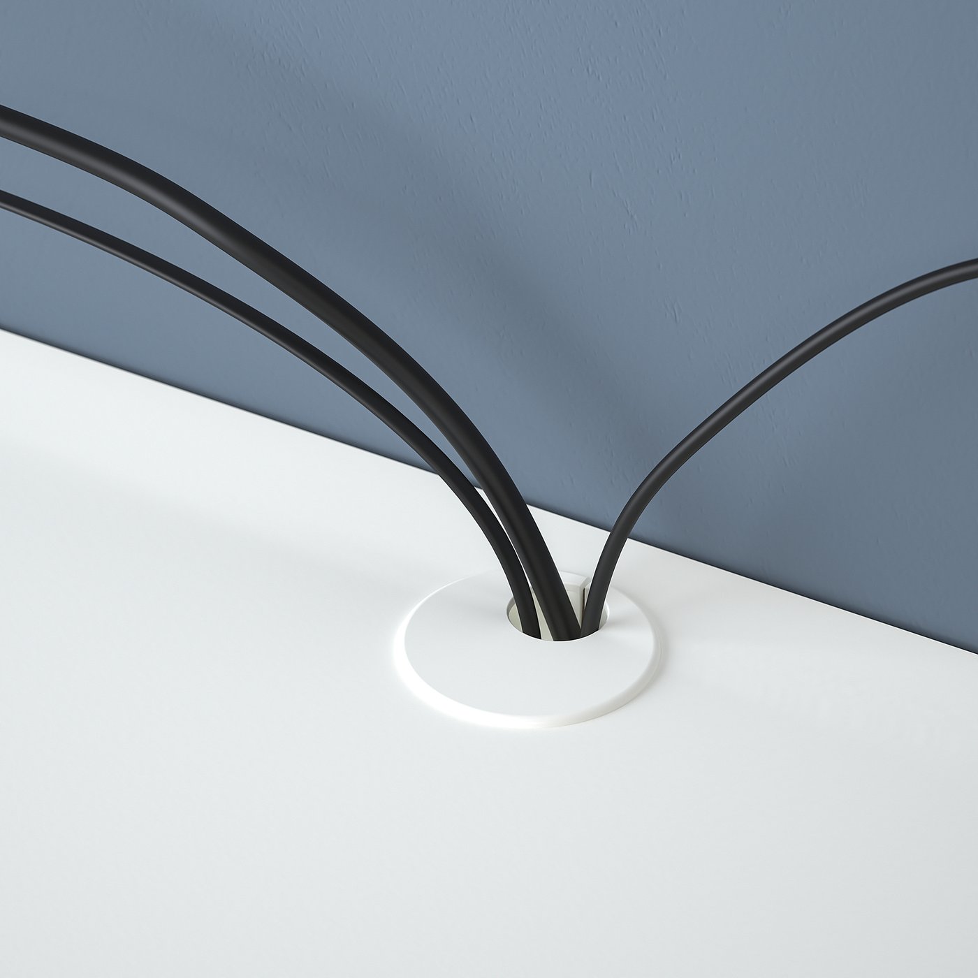An EKET cabinets suspension rail, designed for wall mounting, ensuring stability and proper installation.