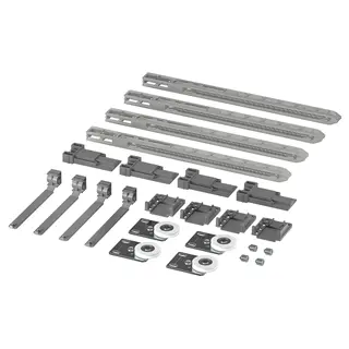 SKYTTA fitting package for two track rail