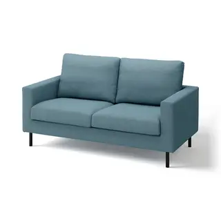 SALTSJÖBADEN 2-seat sofa, Fridtuna dark grey-blue, Depth 88 x Width 164 cm