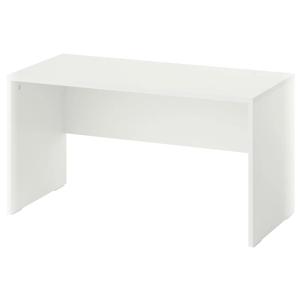 LASTARE Bench, white, 90x42x48 cm