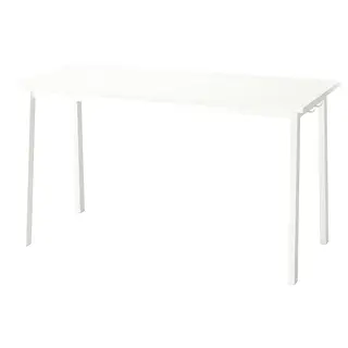MITTZON conference table, white, 140x68x75 cm