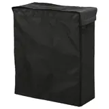 SKUBB laundry bag with stand, black, 80 l