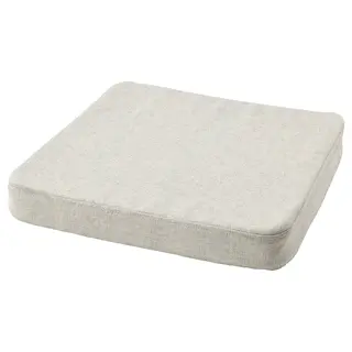 ÅKERVINDEFLY chair cushion, beige, 39/35x37x5 cm