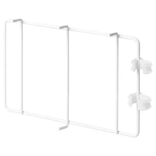SUNNERSTA clip-on rack with 4 hooks, Width 26 x Height 17 cm
