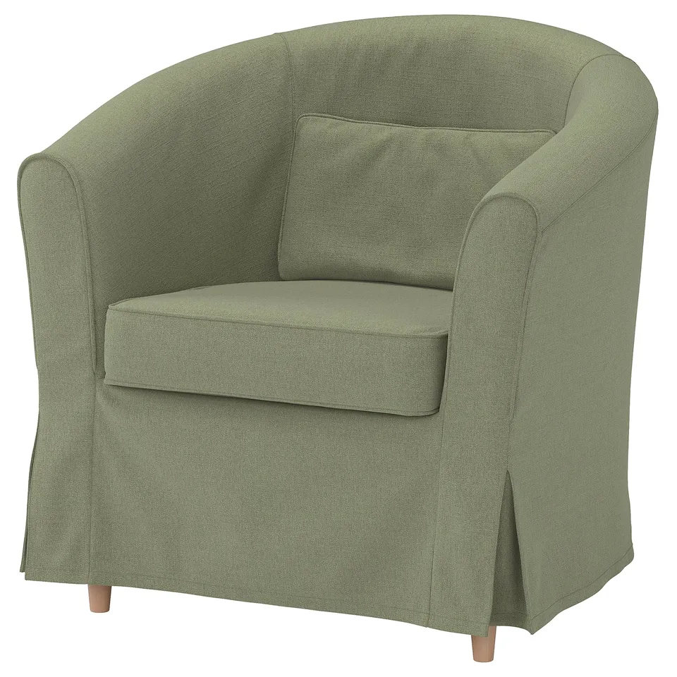 TULLSTA Armchair, Naggen grey-green