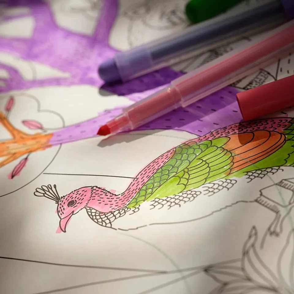 ALPTALL Colouring paper roll, The Himalayas, 8 m