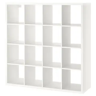 KALLAX shelving unit, white, 147x147 cm