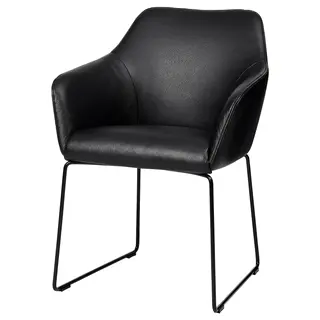 TOSSBERG chair, metal black/Grann black, Width 61 x Depth 53 x Height 82 cm