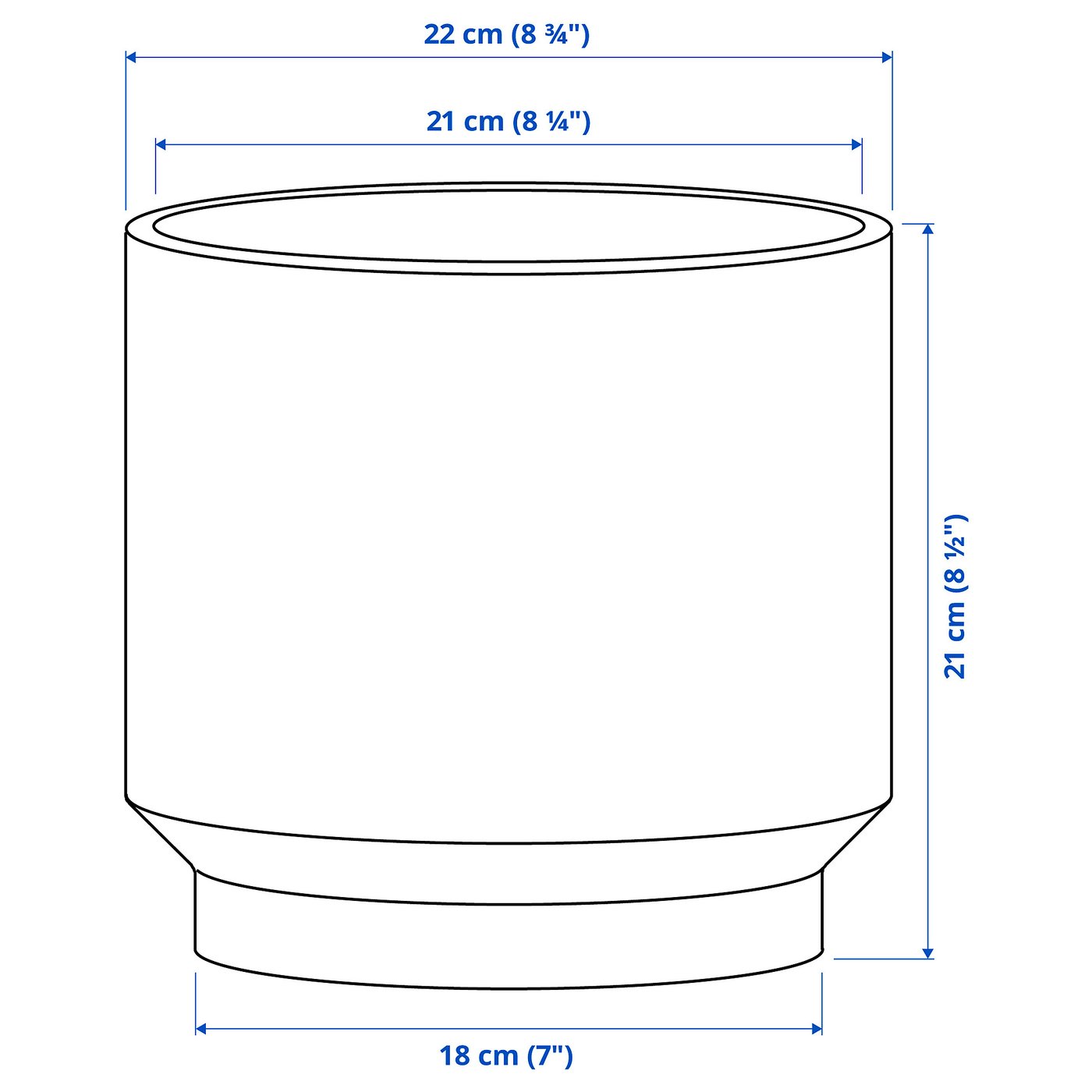 part: HONUNGSPALM plant pot