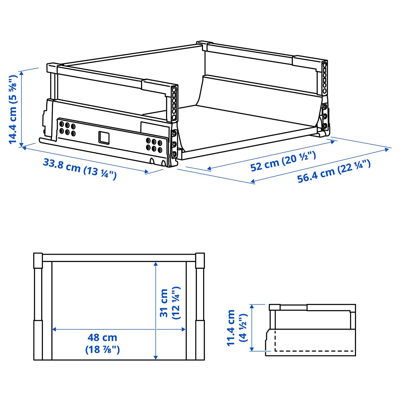 part: MAXIMERA drawer, medium
