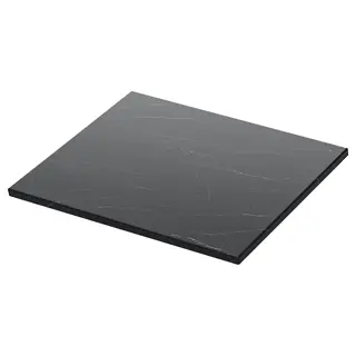 TOLKEN countertop, black marble effect/foliated board, 62x49 cm