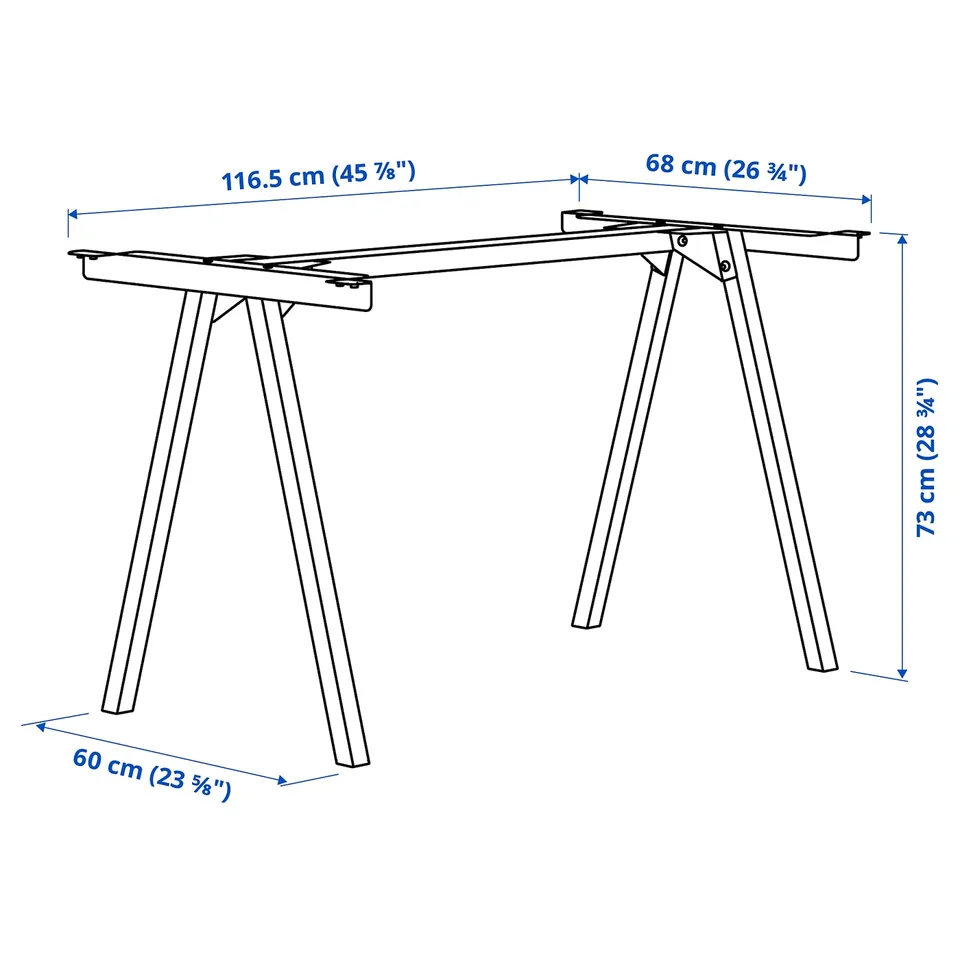 part: TROTTEN underframe for table top
